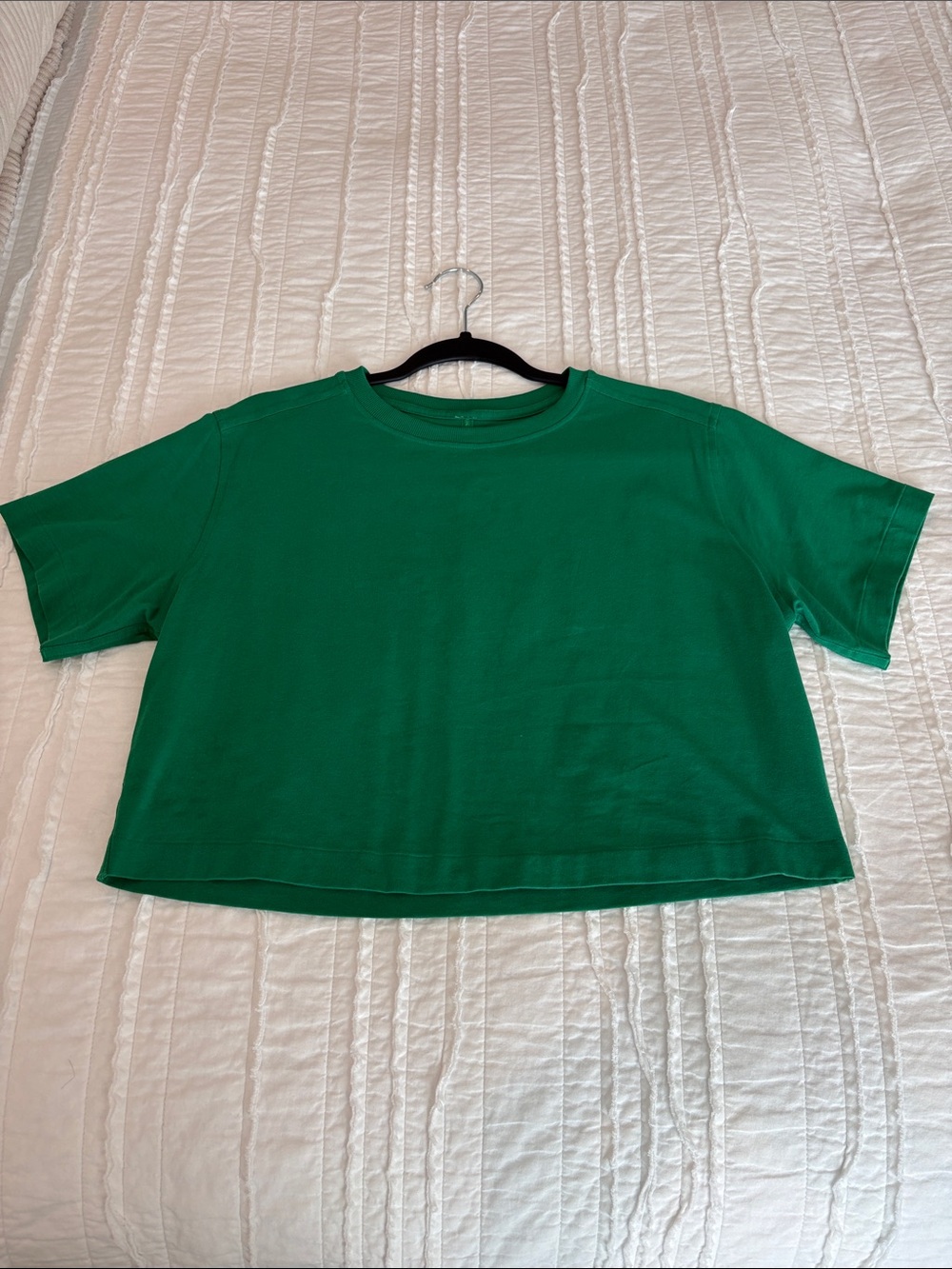 lululemon all your organic cotton cropped T-shirt